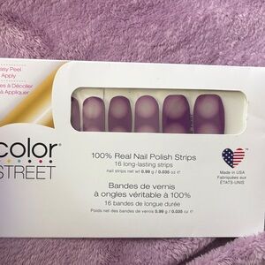 Color Street Lavender (gradient) Nail Strips 'celestial drift'